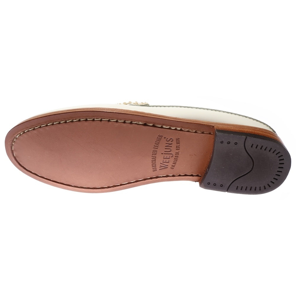 G.H.Bass WEEJUNS(ジーエイチバスウィージャンズ) ペニーローファー ミュール ホワイト レディース BA41000