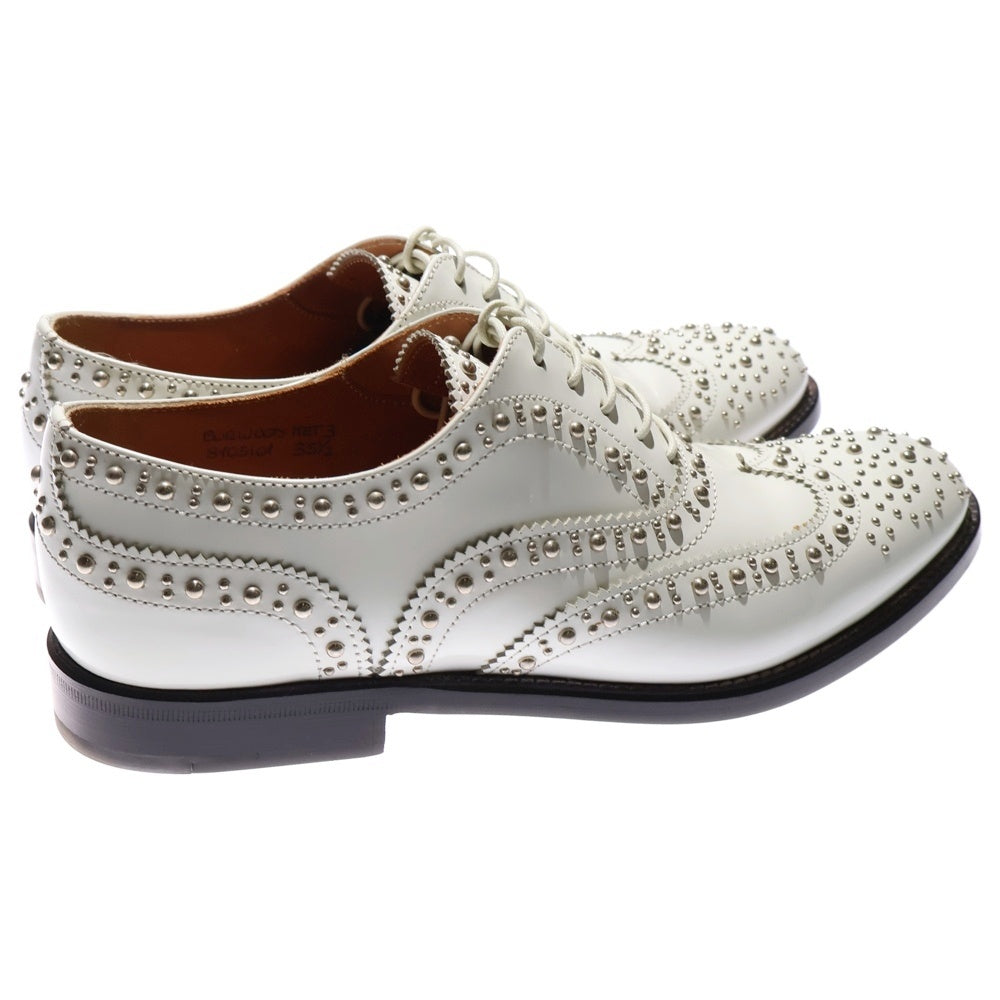 Church's ウィングチップ レザーシューズ　BURWOOD ３５.５ Church's(チャーチ) BURWOOD 8105101 ウィングチップ スタッズ ドレス
