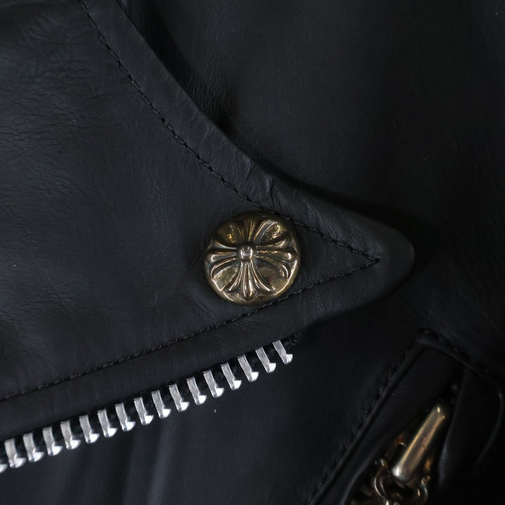 CHROME HEARTS(クロムハーツ) JJ DEAN JJディーン ダガージップライダースレザージャケット ブラック