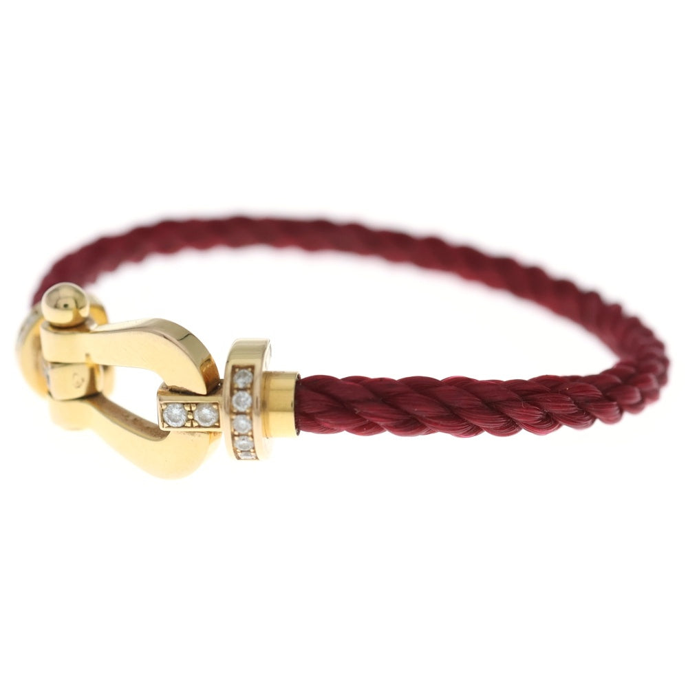 FRED(フレッド) フォース10 MM ブレスレット ハーフダイヤ レッド /ゴールド レディース