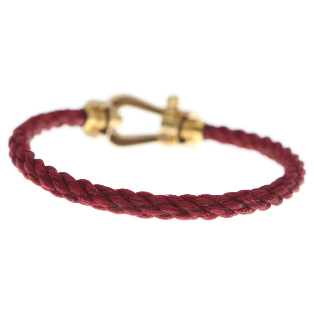 FRED(フレッド) フォース10 MM ブレスレット ハーフダイヤ レッド /ゴールド レディース