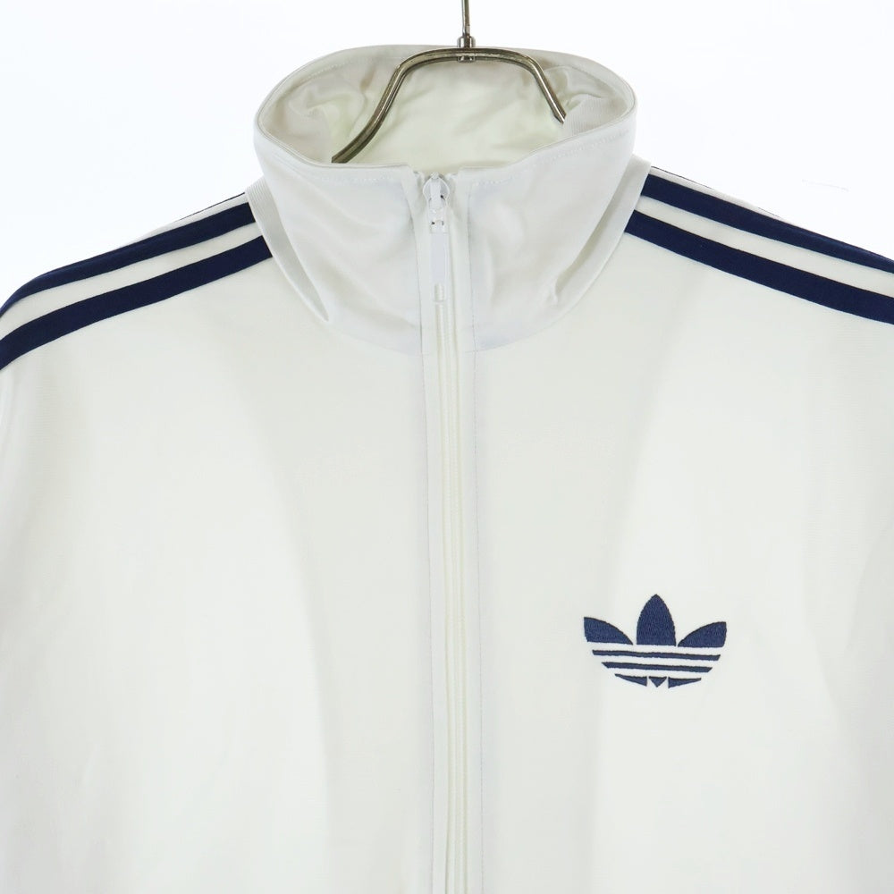 adidas ジップアップジャケット ホワイト adidas(アディダス) ジップアップ トラックジャケット ホワイト 253605