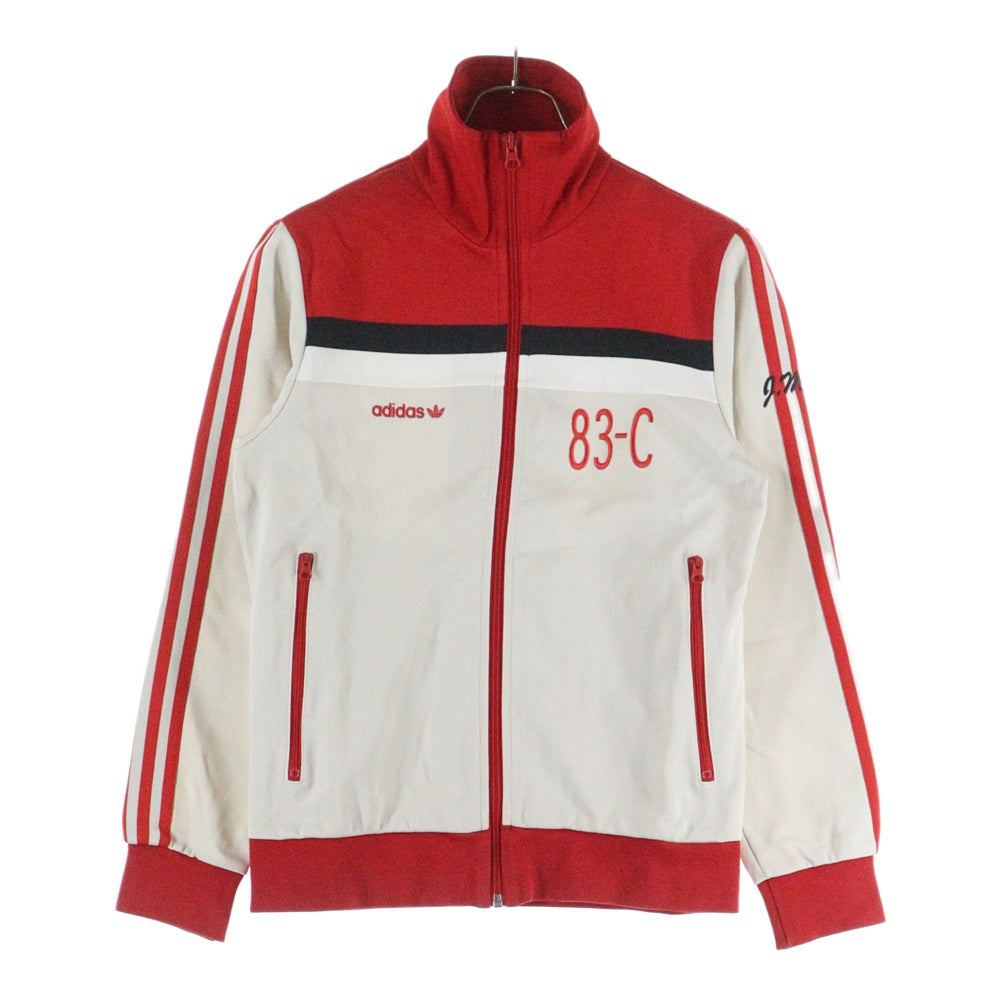 adidas(アディダス) 83-C トラックジャケット ホワイト/レッド BK5312