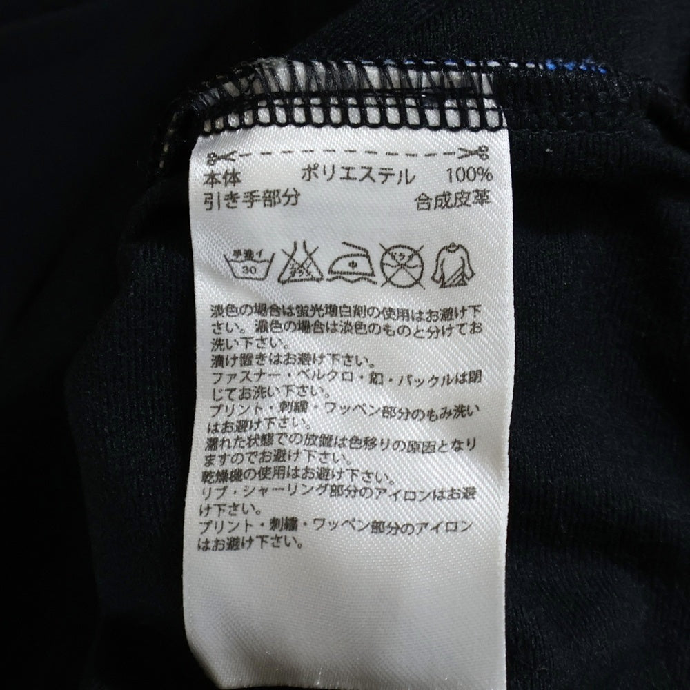 adidas(アディダス) 総柄 ジップアップ トラックジャケット ブラック V19962