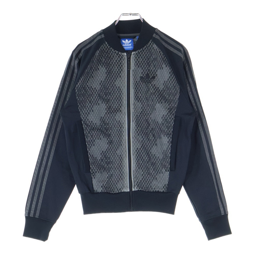 adidas(アディダス) スネーク ジップアップ トラックジャケット ブラック AB7658