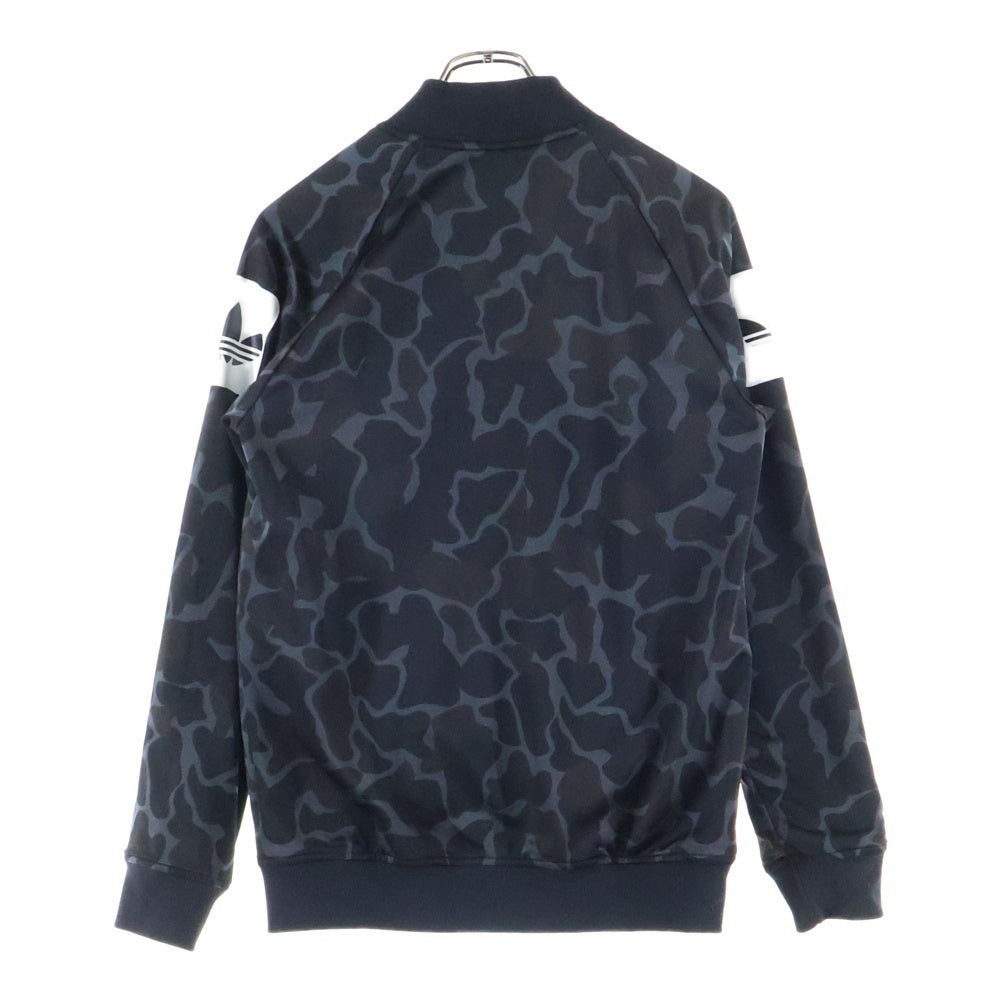 adidas(アディダス) リバーシブル カモ ジップアップ トラックジャケット ブラック CD1715
