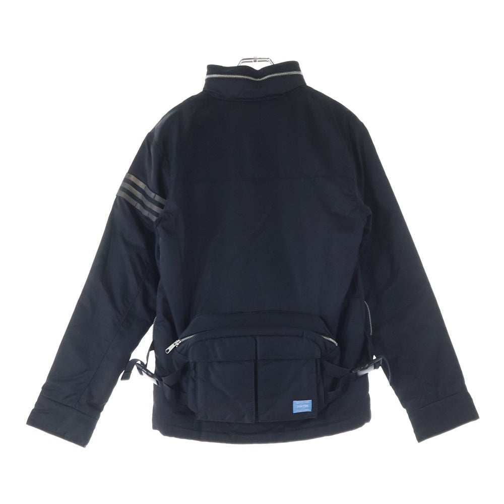 adidas(アディダス) ×PORTER ポーター マルチポケット ナイロン ジップアップジャケット ブラック O17871