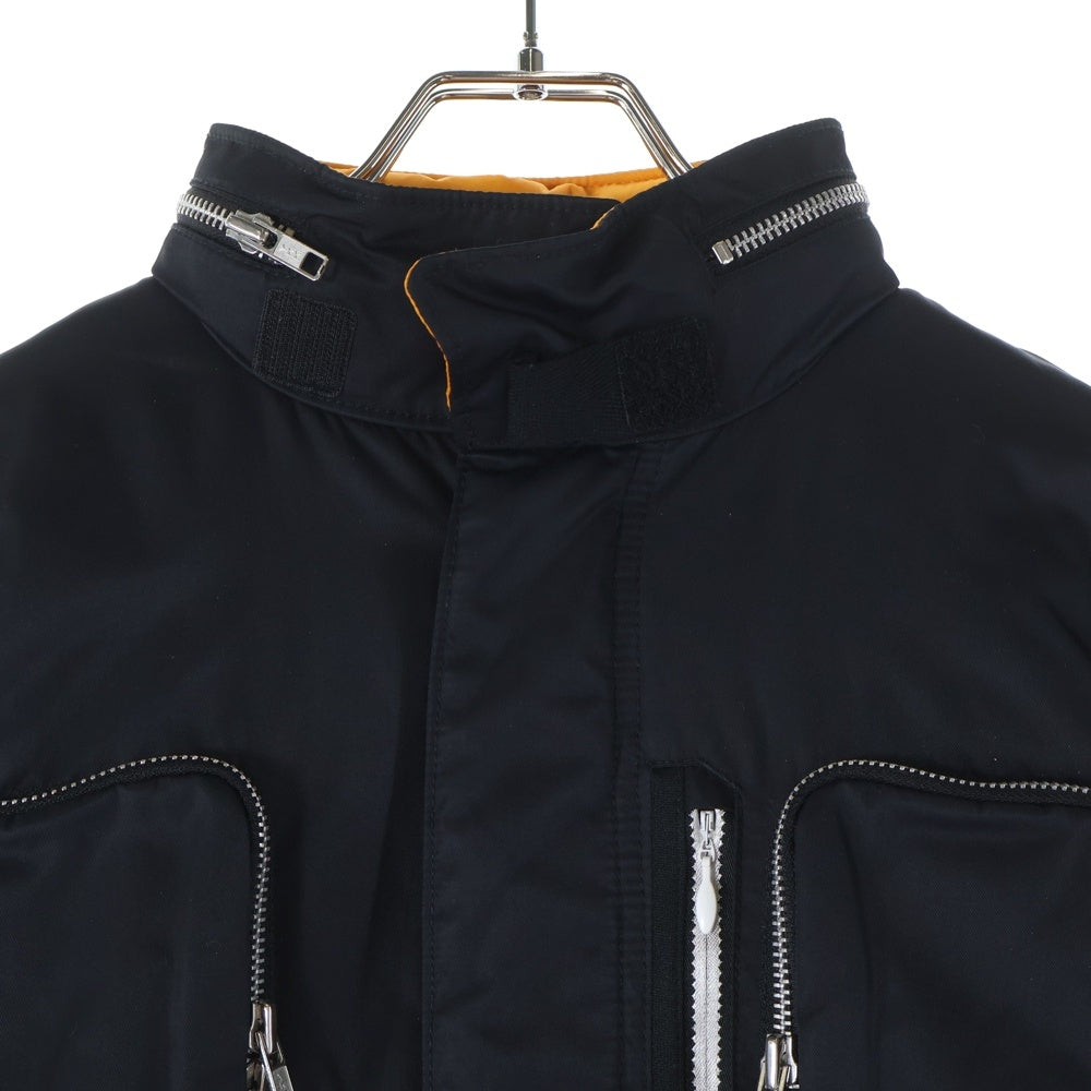adidas(アディダス) ×PORTER ポーター マルチポケット ナイロン ジップアップジャケット ブラック O17871
