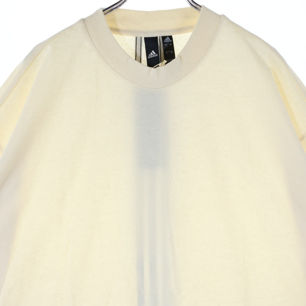 adidas(アディダス) モックネック 半袖Tシャツ カットソー アイボリー レディース FI4764