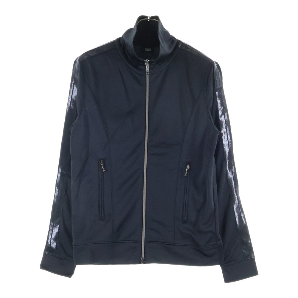 Onitsuka Tiger(オニツカタイガー) プリント ジップアップ トラックジャケット ブラック OK223K