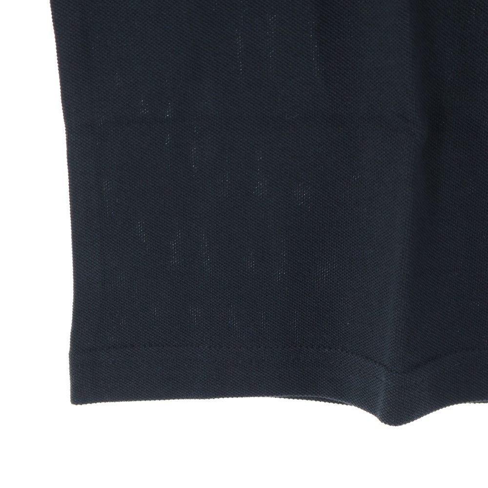 adidas(アディダス) ロゴ刺繍 半袖ポロシャツ ブラック FM9952