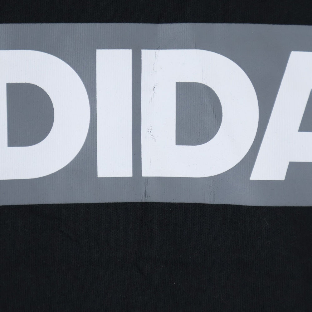 adidas(アディダス) クルーネック 半袖Tシャツ カットソー ブラック DV3068