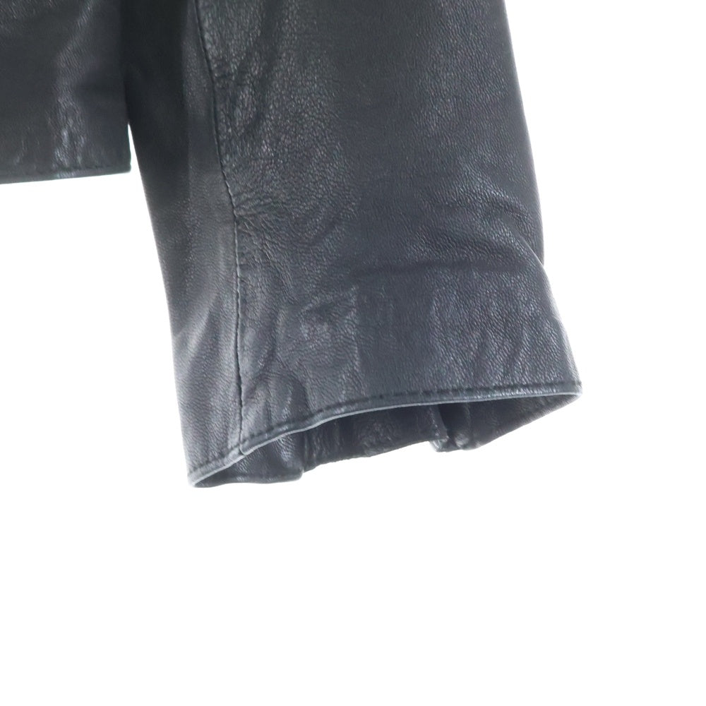 FREAK'S STORE(フリークスストア) ゴートスキン ジングルライダースジャケット ブラック 133-1502