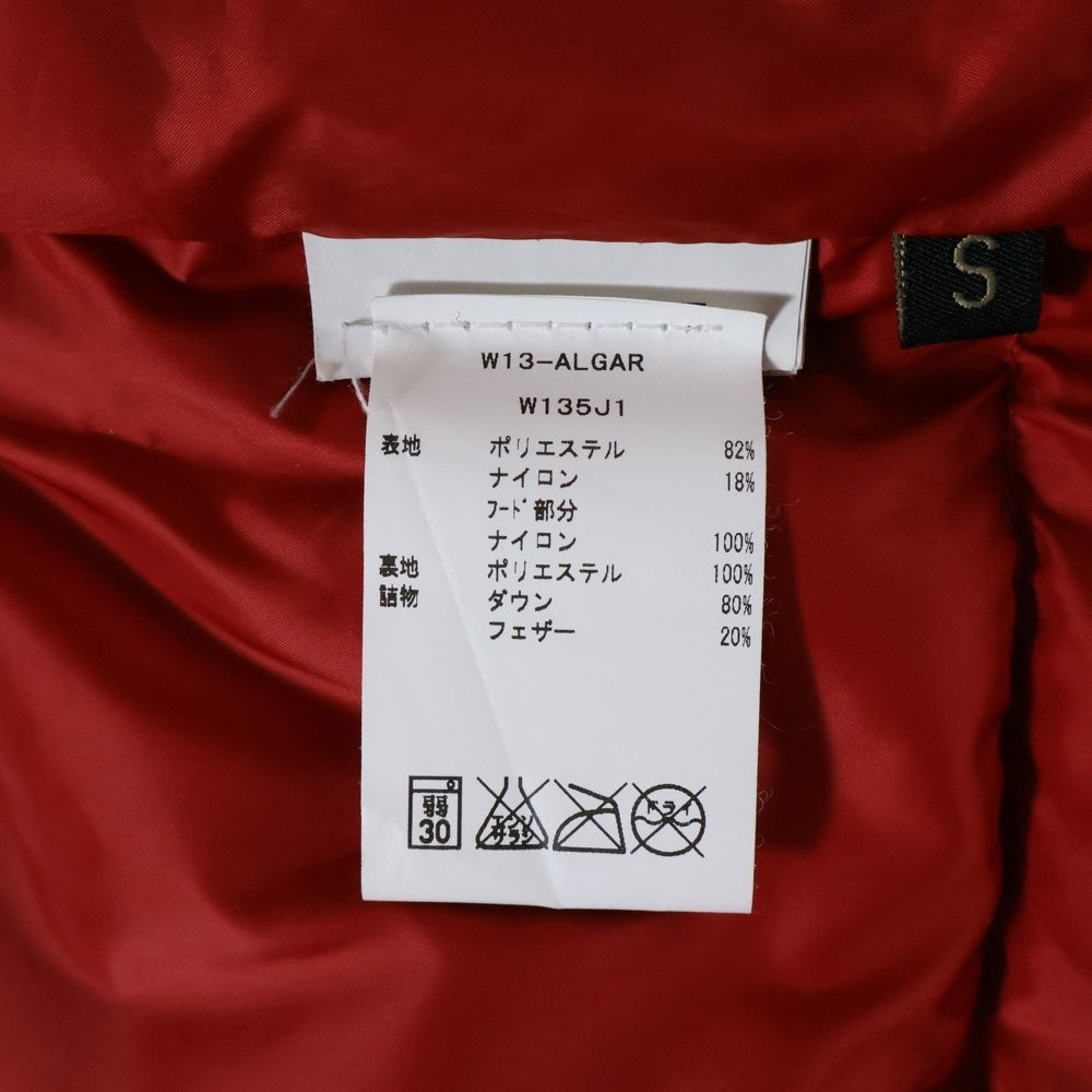 NAPAPIJRI(ナパピリ) フード付き ジップアップ ダウンベスト ジャケット グレー W13-ALGAR