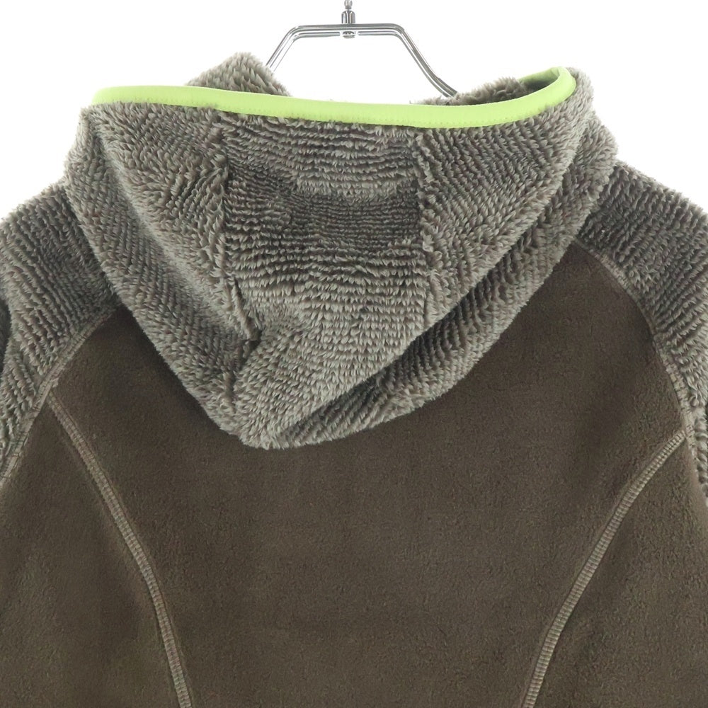 Jack Wolfskin(ジャック ウルフスキン) フーデッド フリースジャケット パーカー ブラウン