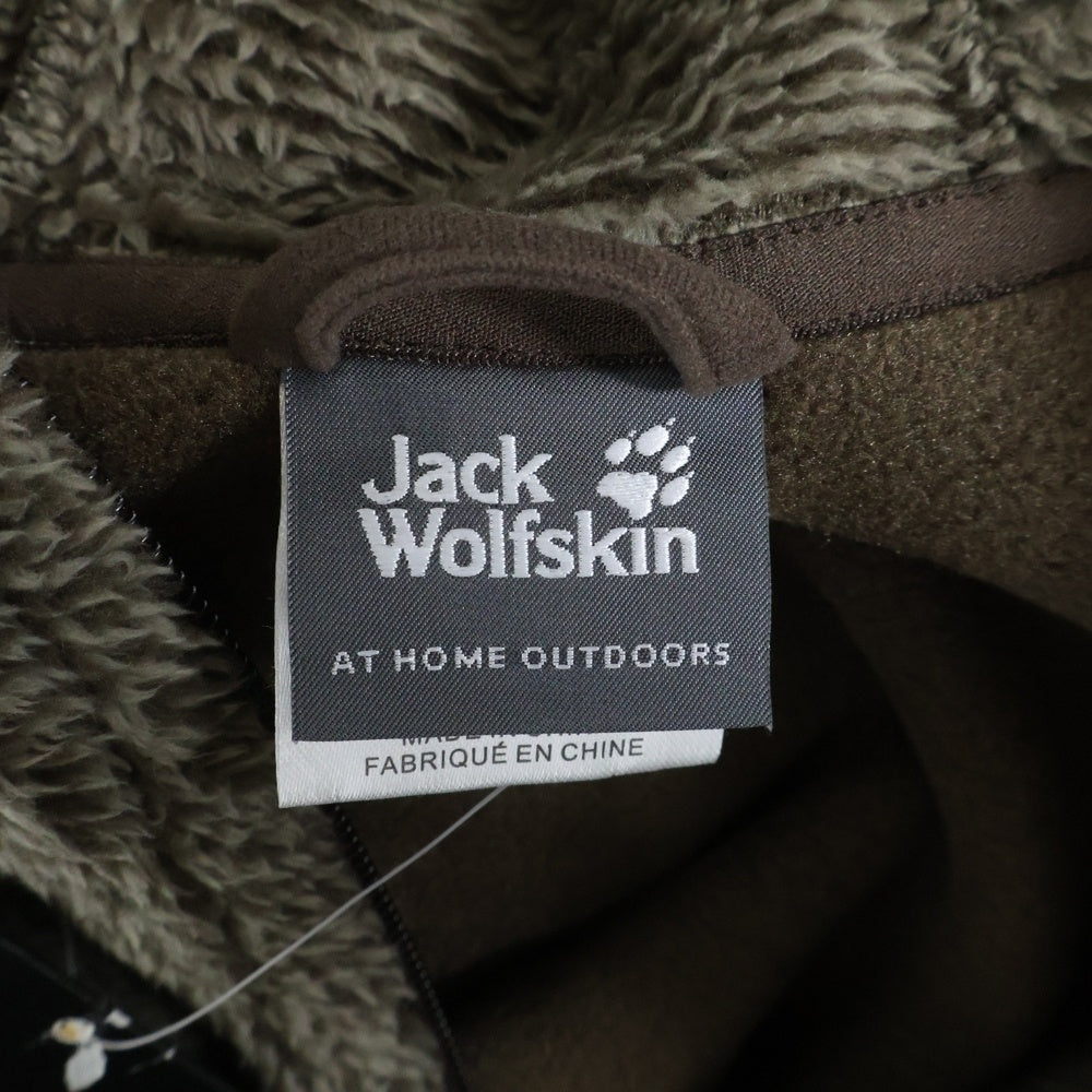 Jack Wolfskin(ジャック ウルフスキン) フーデッド フリースジャケット パーカー ブラウン