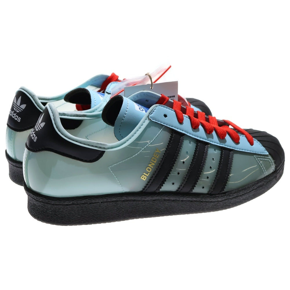 adidas(アディダス) ×Blondey McCoy BLONDEY SUPER STAR H03341 ブロンディ マッコイ スーパースター ローカットスニーカー ブルー/ブラック US8.5/26.5cm