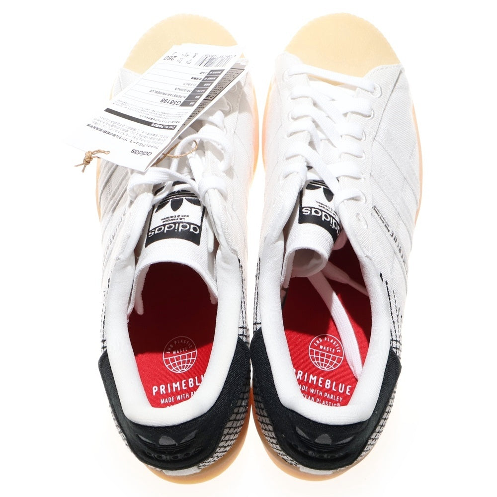 adidas(アディダス) SUPERSTAR PRIMEBLER G58198 スーパースター ローカットスニーカー ホワイト US8/26.0cm