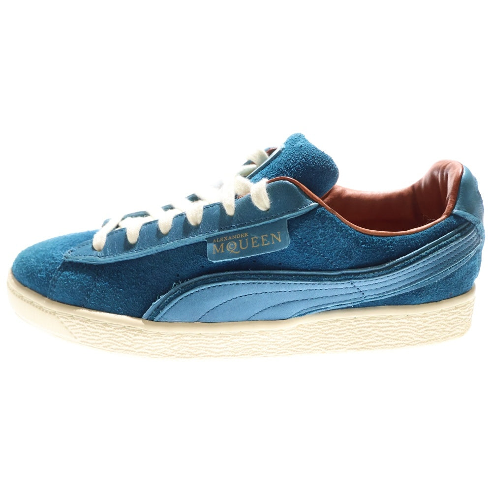 PUMA(プーマ) ×Alexandr McQueen AMQ SUEDE 356231-04 アレキサンダーマックイーン ローカットスニーカー ブルー US8/26.0cm