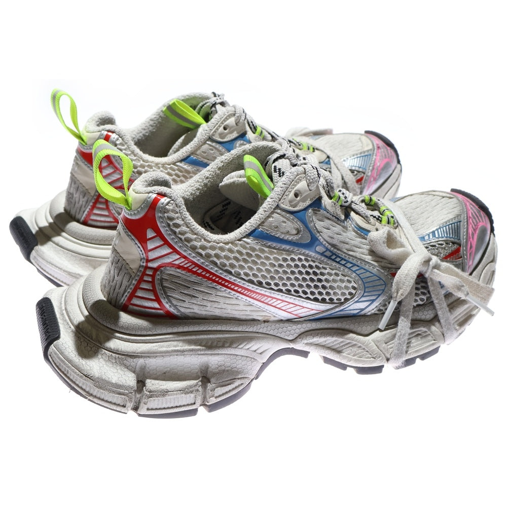 BALENCIAGA(バレンシアガ) 3XL SNEAKER スリーエックスエル ユーズド加工 メッシュ レースアップ ローカットシューズ スニーカー マルチ レディース