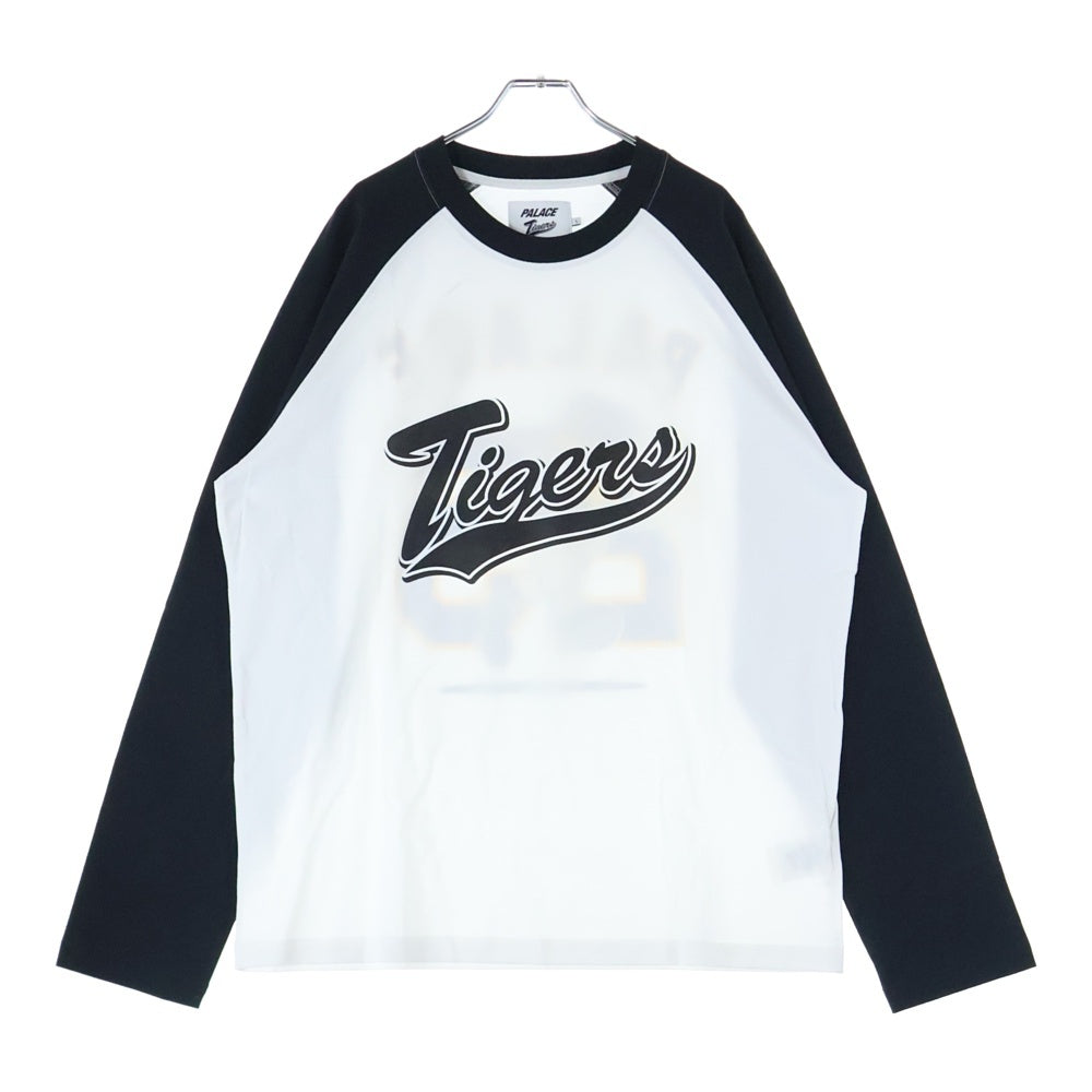 PALACE 阪神タイガースRaglan Longsleeve 'White' Palace Skateboards(パレススケートボーズ) Hanshin Tigers Raglan