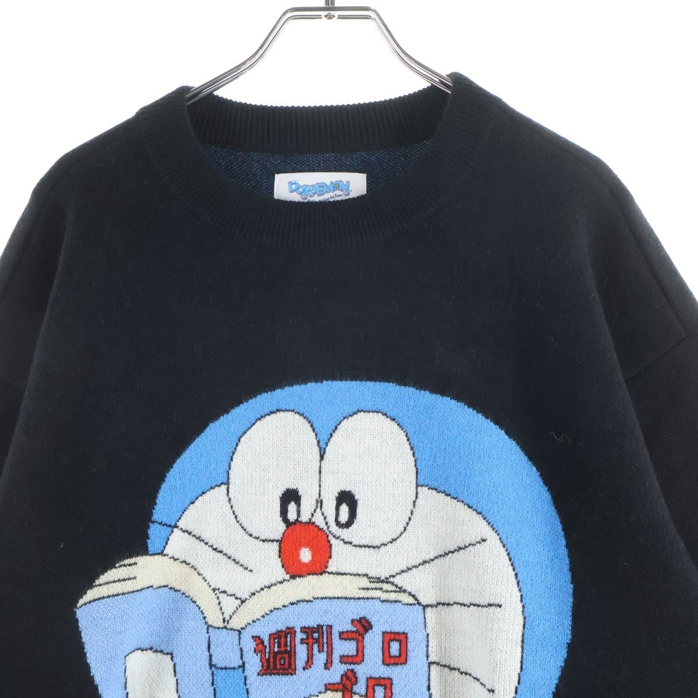 Palace Skateboards(パレススケートボーズ) DORAEMON KNIT BLACK ドラえもん クルーネックニットセーター ブラック