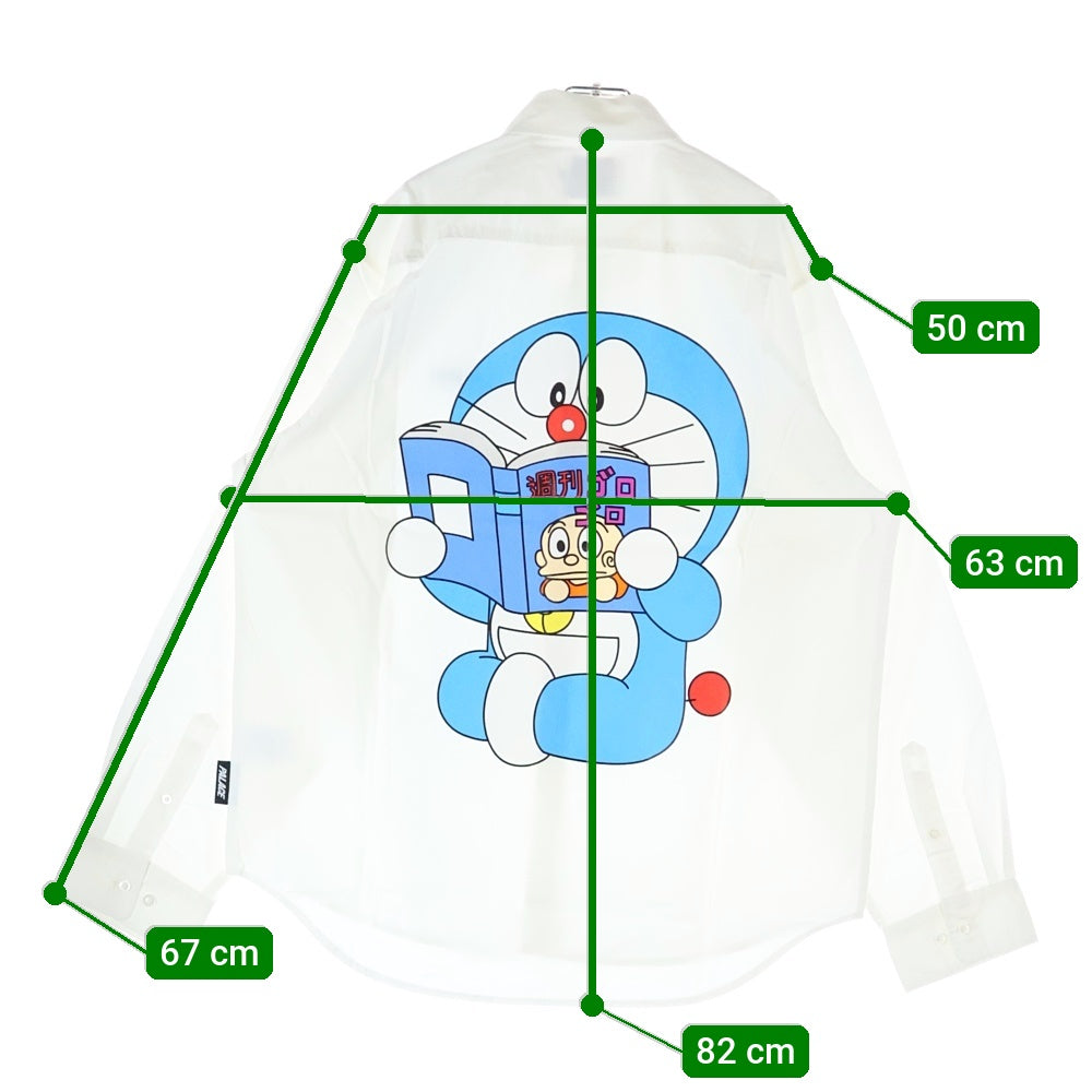 Palace Skateboards(パレススケートボーズ) Doraemon Shirt ドラえもん プリント長袖シャツ ホワイト