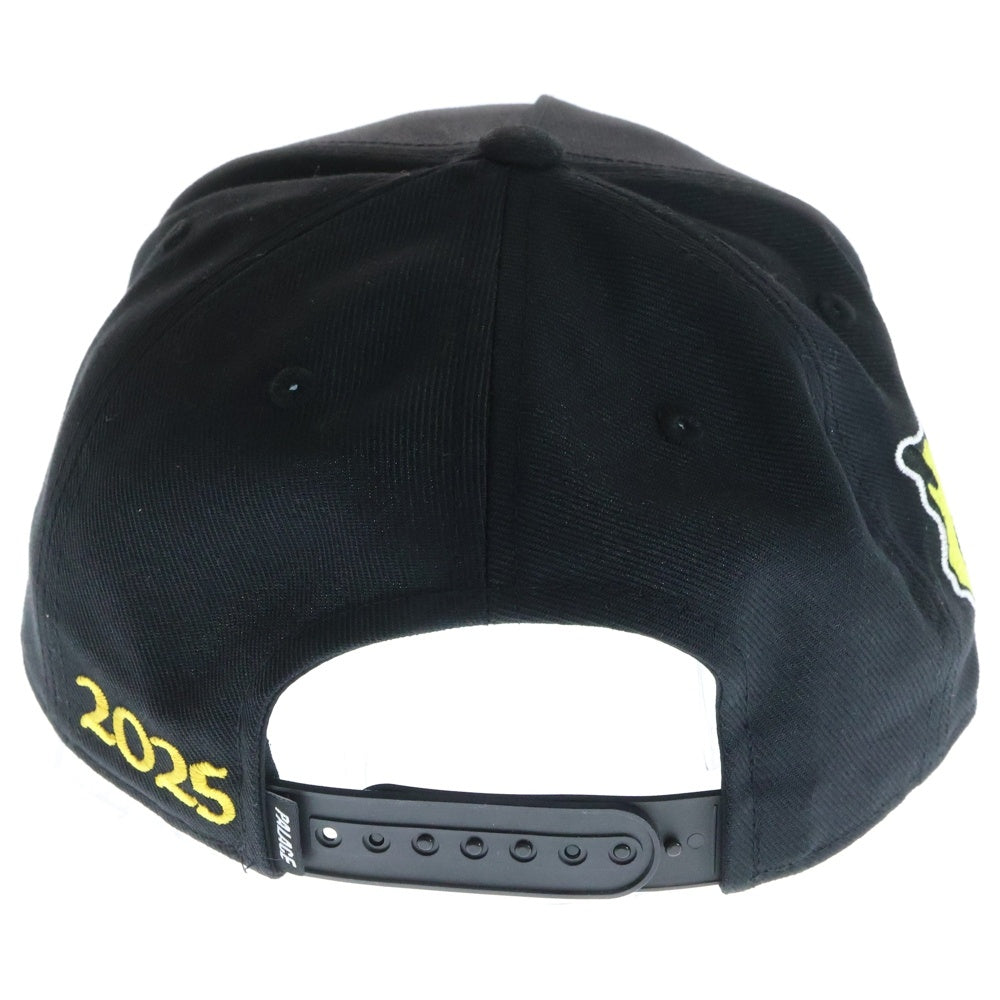 Palace Skateboards(パレススケートボーズ) Hanshin Tigers 5 Panel Snapback 阪神タイガース 5パネル スナップバック べーズボールキャップ 帽子 ブラック