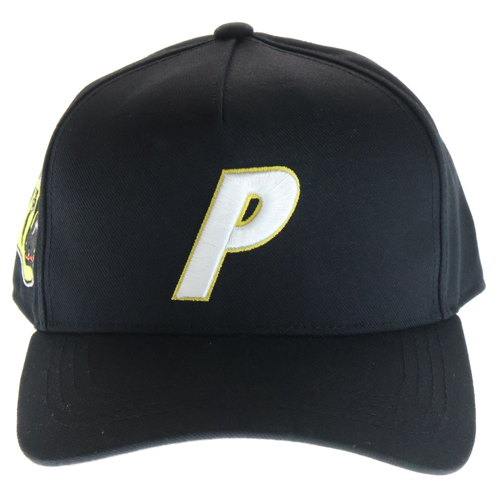 Palace Skateboards(パレススケートボーズ) Hanshin Tigers 5 Panel Snapback 阪神タイガース 5パネル スナップバック べーズボールキャップ 帽子 ブラック