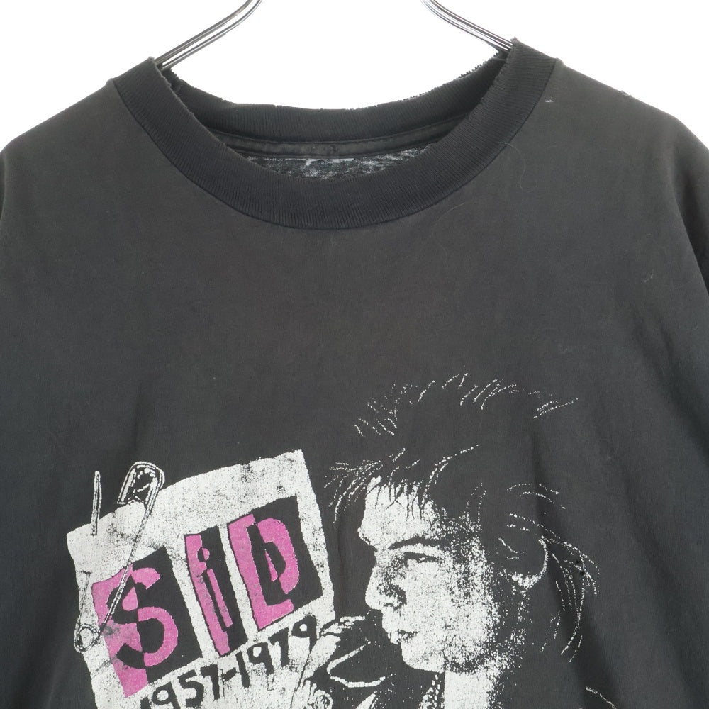 VINTAGE(ヴィンテージ) 90s SID VICIOUS TEE シドヴィシャス フロントプリント半袖Tシャツ カットソー ブラック