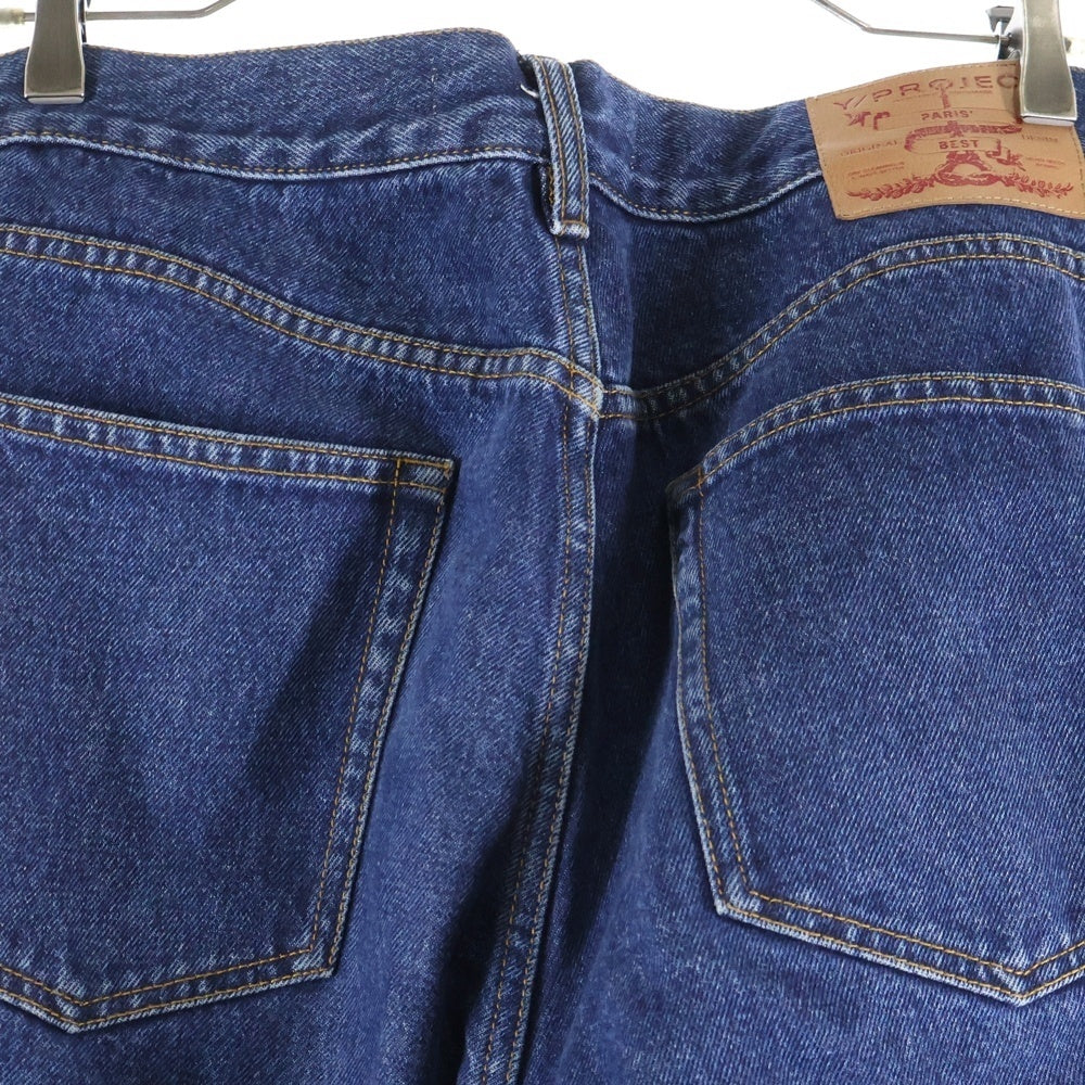 Y/PROJECT(ワイプロジェクト) Cowboy Cuff Jeans カウボーイ カフ デニム ジーンズ インディゴ