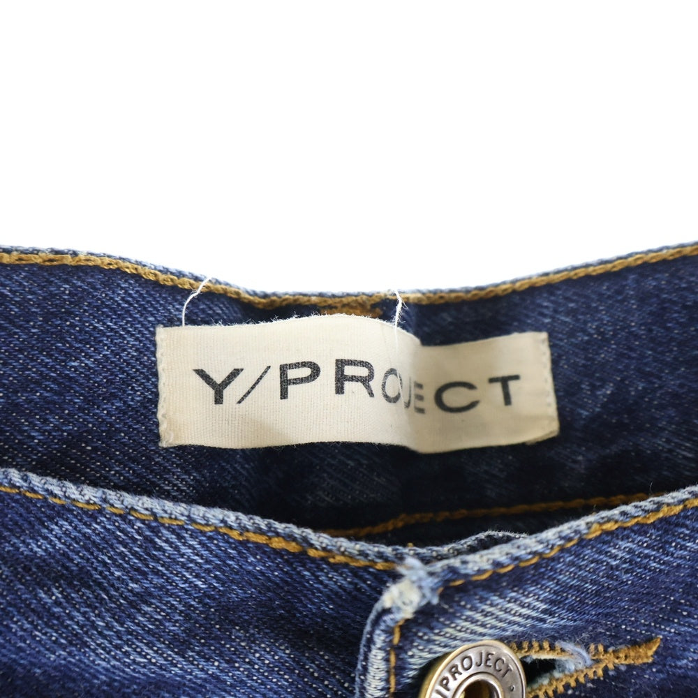 Y/PROJECT(ワイプロジェクト) Cowboy Cuff Jeans カウボーイ カフ デニム ジーンズ インディゴ