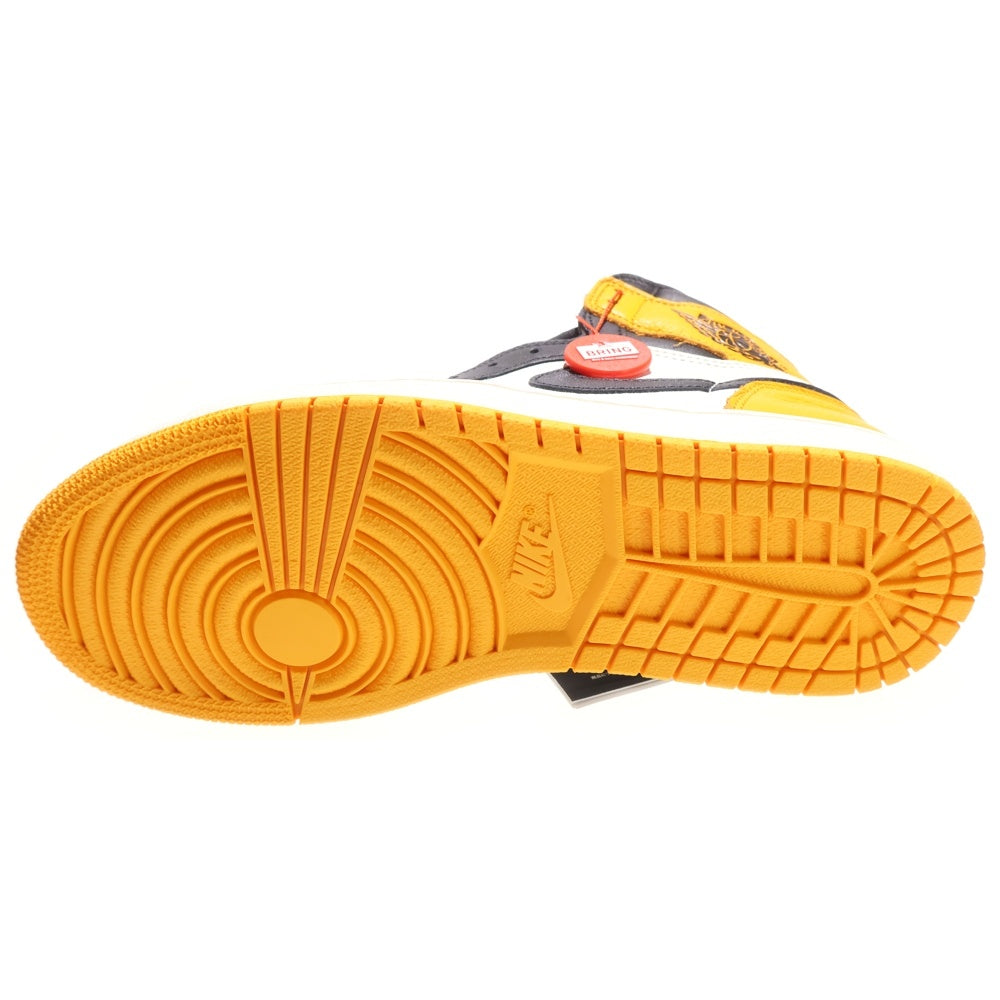 NIKE(ナイキ) AIR JORDAN 1 RETRO HIGH OG TAXI 555088-711 エアジョーダン 1 レトロ タクシー ハイカットスニーカー シューズ イエロー/ブラック US9/27.0cm