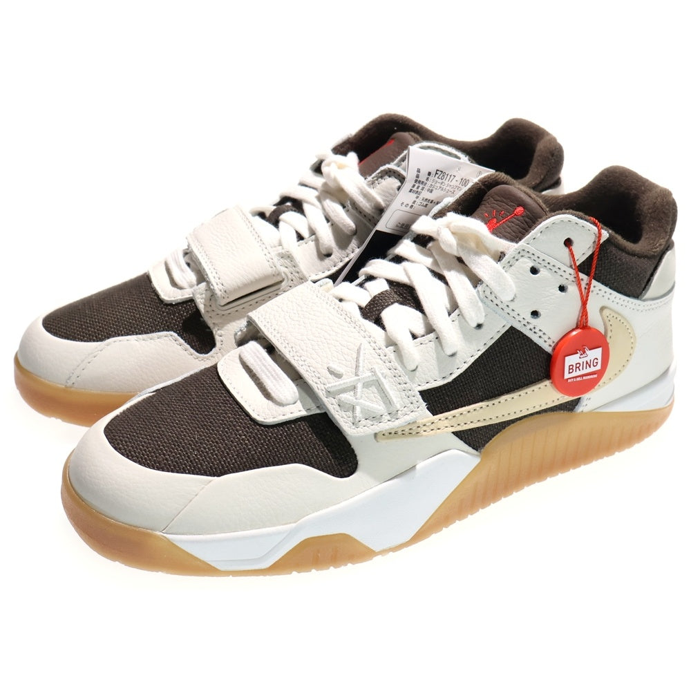 NIKE(ナイキ) ×TRAVIS SCOTT JORDAN JUMPMAN JACK FZ8117-100 トラヴィススコット ジョーダン ジャンプマン ローカットスニーカー ブラウン US9/27.0cm
