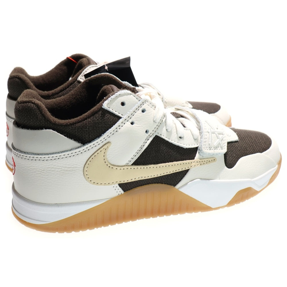 NIKE(ナイキ) ×TRAVIS SCOTT JORDAN JUMPMAN JACK FZ8117-100 トラヴィススコット ジョーダン ジャンプマン ローカットスニーカー ブラウン US9/27.0cm