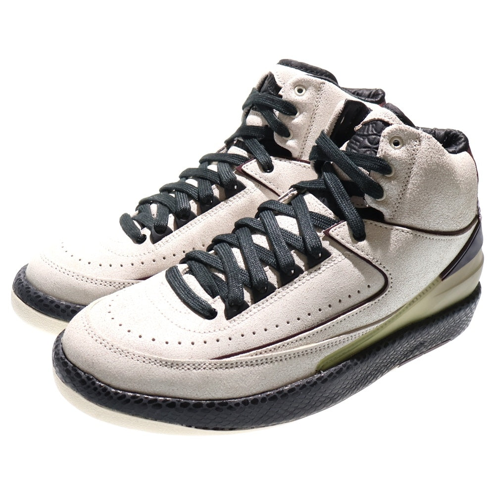 NIKE(ナイキ) ×A MA MANIERE AIR JORDAN 2 RETRO SP DO7216-100 ア マ マニエール エアジョーダン 2 レトロ ハイカットスニーカー ホワイト/バーガンディ US8.5/26.5cm
