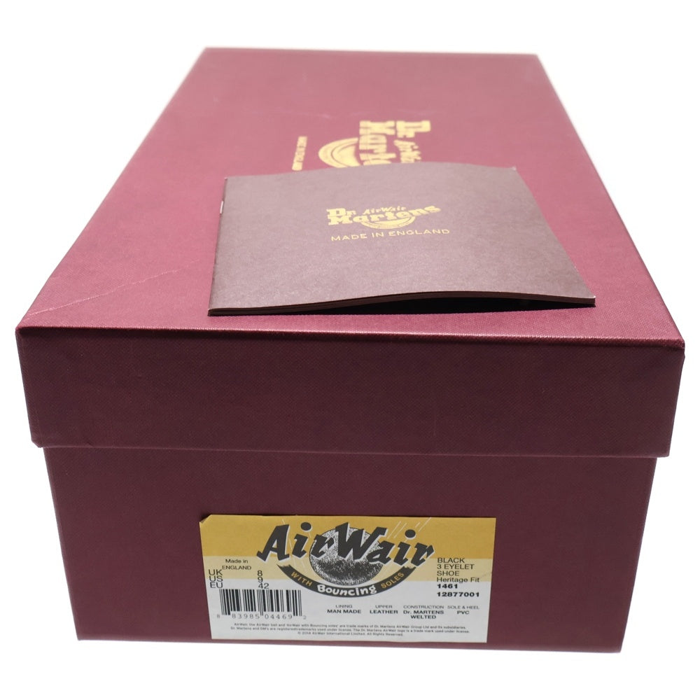 Dr.Martens(ドクターマーチン) VINTAGE 1461 3ホール レザーシューズ US9 ブラック