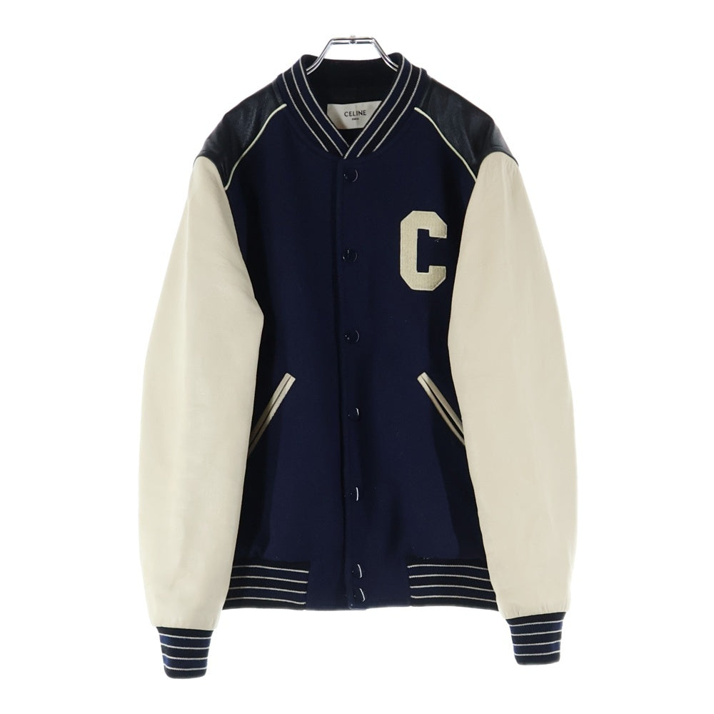 CELINE(セリーヌ) クラシックテディジャケット ネイビー/ホワイト