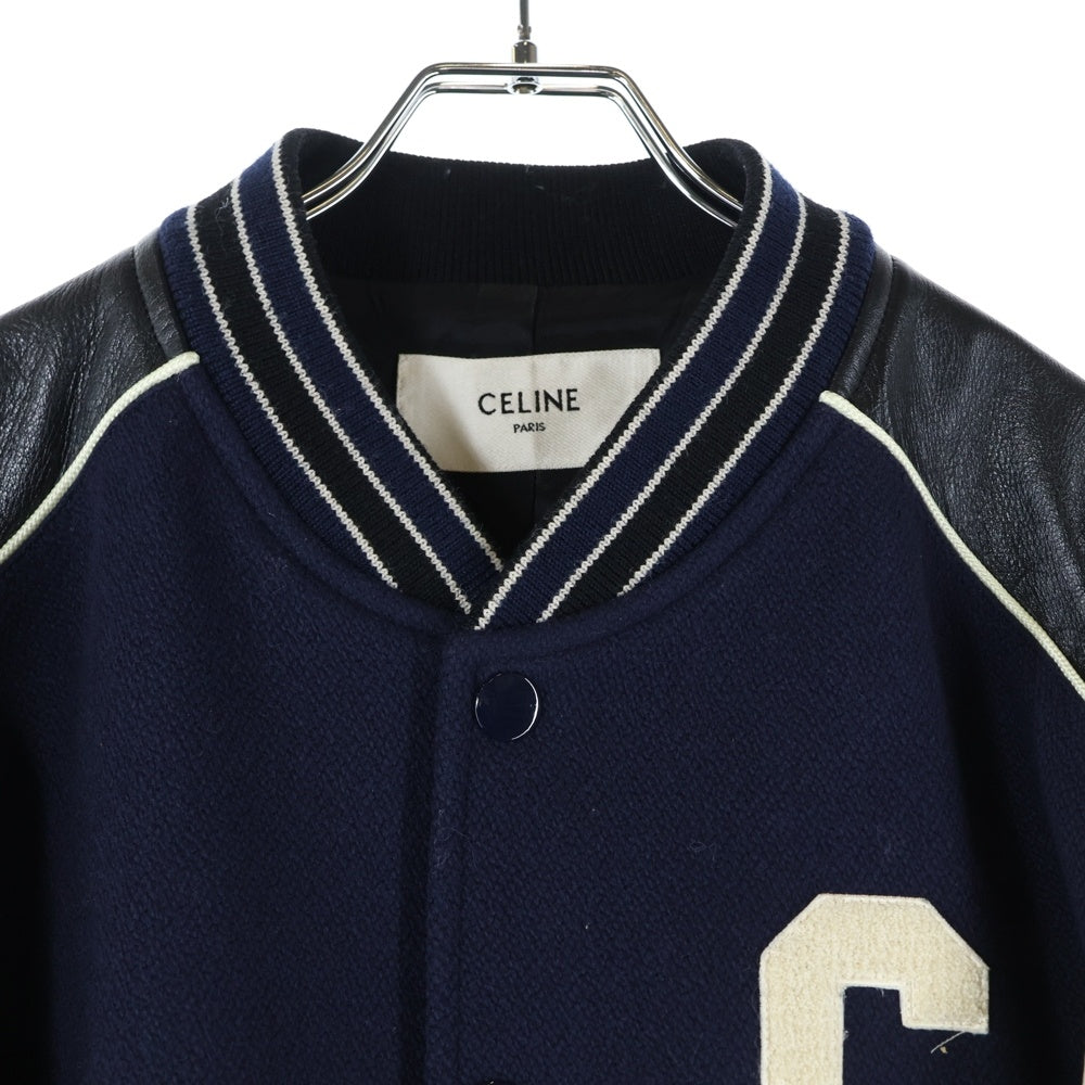 CELINE(セリーヌ) クラシックテディジャケット ネイビー/ホワイト