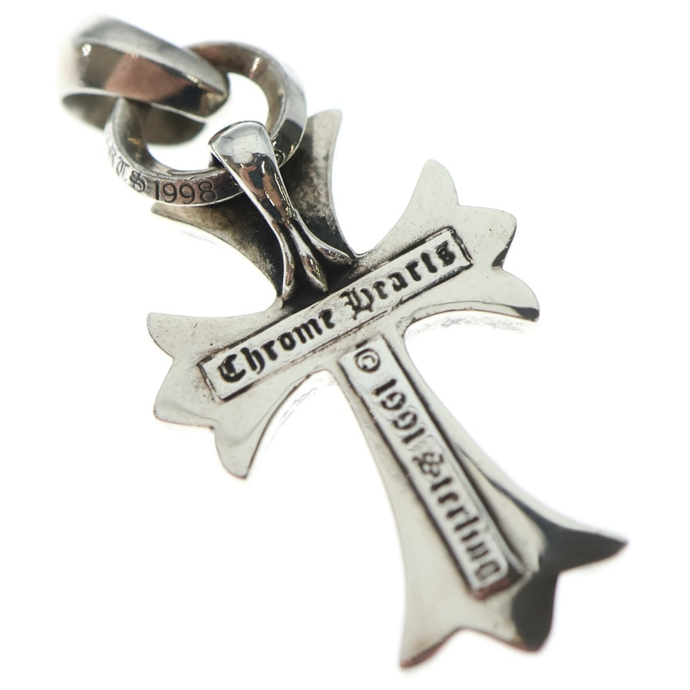 CHROME HEARTS(クロムハーツ) CH CRS SML W/BALE Wベイル スモールCHクロス ペンダントトップ シルバー BCA218