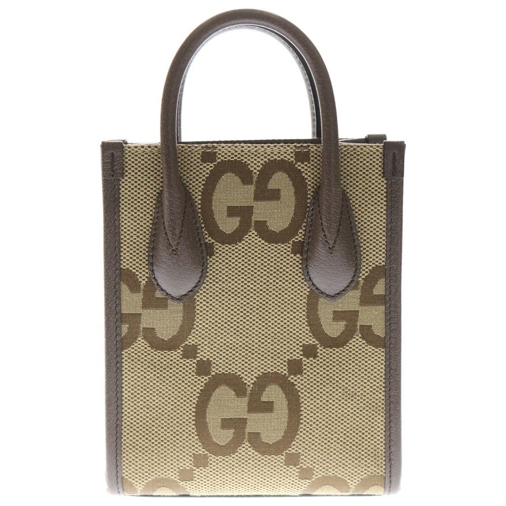 GUCCI グッチ　ハンドバック　ブラウン 楽天市場】【バッグ】GUCCI グッチ バンブー ナイロンキャンバス 茶