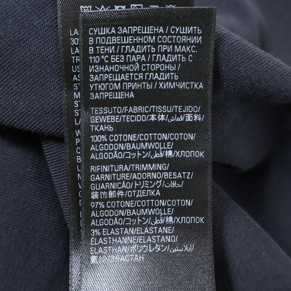 BALENCIAGA(バレンシアガ) 24SS SEE NOW BUY NOW TEE 787358 TQVE8 ダメージ加工 プリント クルーネック 半袖Tシャツ カットソー ブラック