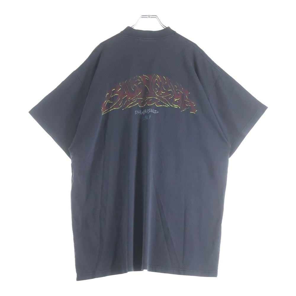 極美品 02-03 ブレシア バッチョ 10番 長袖 Lサイズ BALENCIAGA(バレンシアガ) 23AW Off Shore Oversized T-shirt 739028