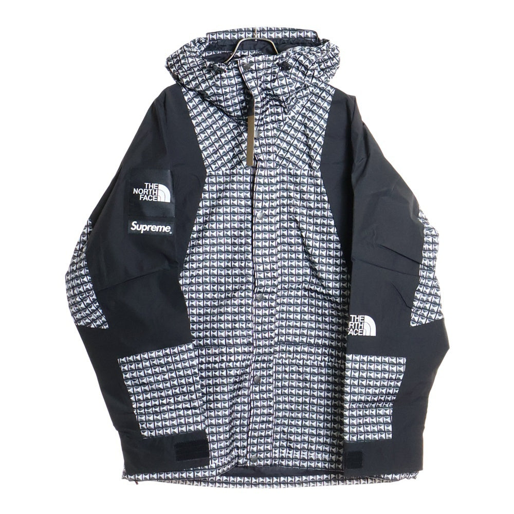 SUPREME(シュプリーム) 21SS ×THE NORTH FACE Studded Mountain Light Jacket NP12103I ノースフェイス スタッド マウンテンパーカー ジャケット グレー/ブラック