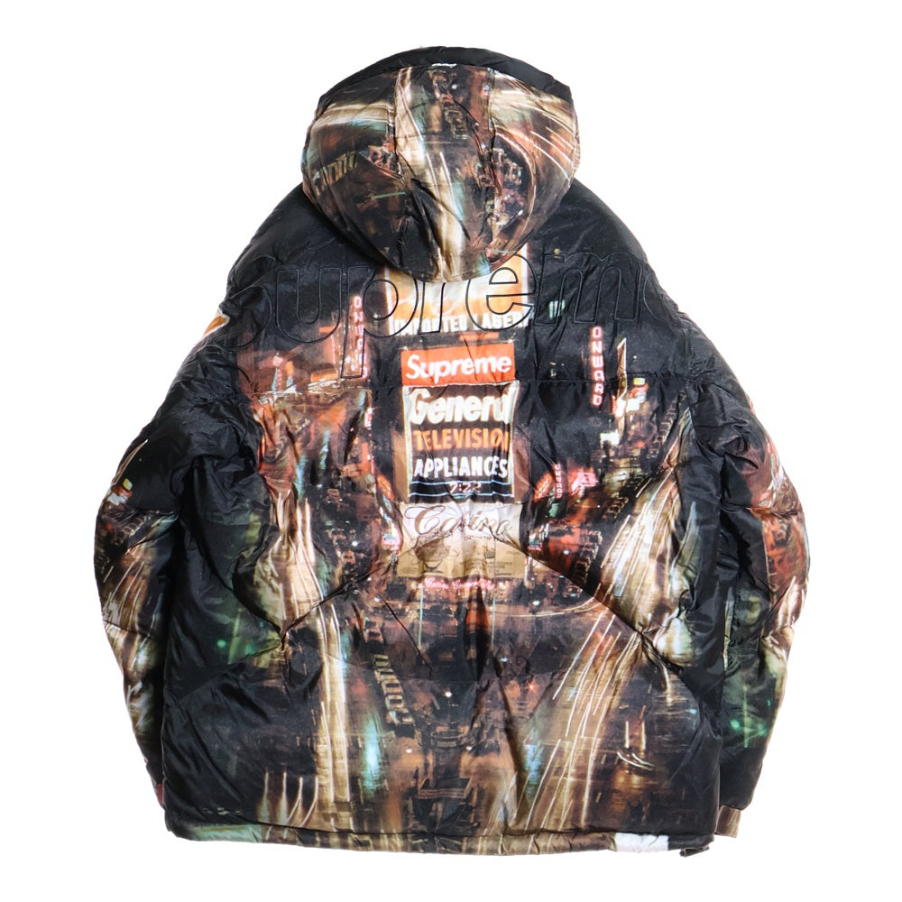 SUPREME(シュプリーム) 22AW ×THE NORTH FACE 800-Fill ND52205I ノースフェイス タイムズスクエア ハーフジップフードプルオーバーダウン ジャケット