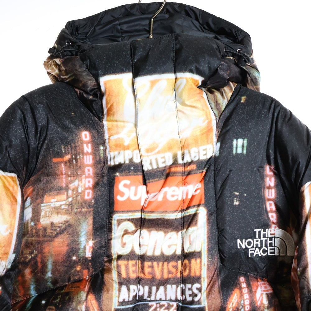 SUPREME(シュプリーム) 22AW ×THE NORTH FACE 800-Fill ND52205I ノースフェイス タイムズスクエア ハーフジップフードプルオーバーダウン ジャケット