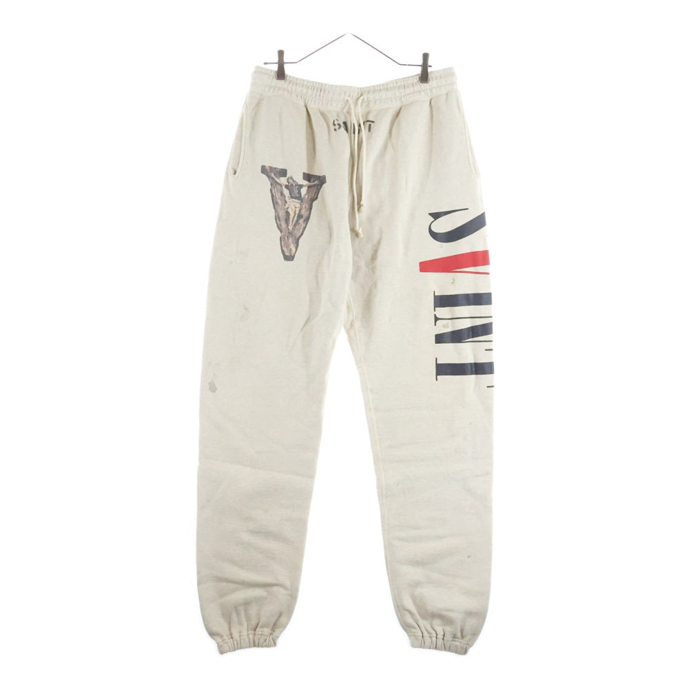 SAINT MICHAEL(セントマイケル) 22SS VLONE SWEAT LONG PANTSSM-S22-0000-084 ヴィーロン スウェットパンツ グレー