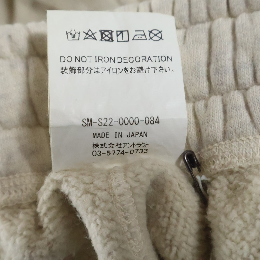 SAINT MICHAEL(セントマイケル) 22SS VLONE SWEAT LONG PANTSSM-S22-0000-084 ヴィーロン スウェットパンツ グレー