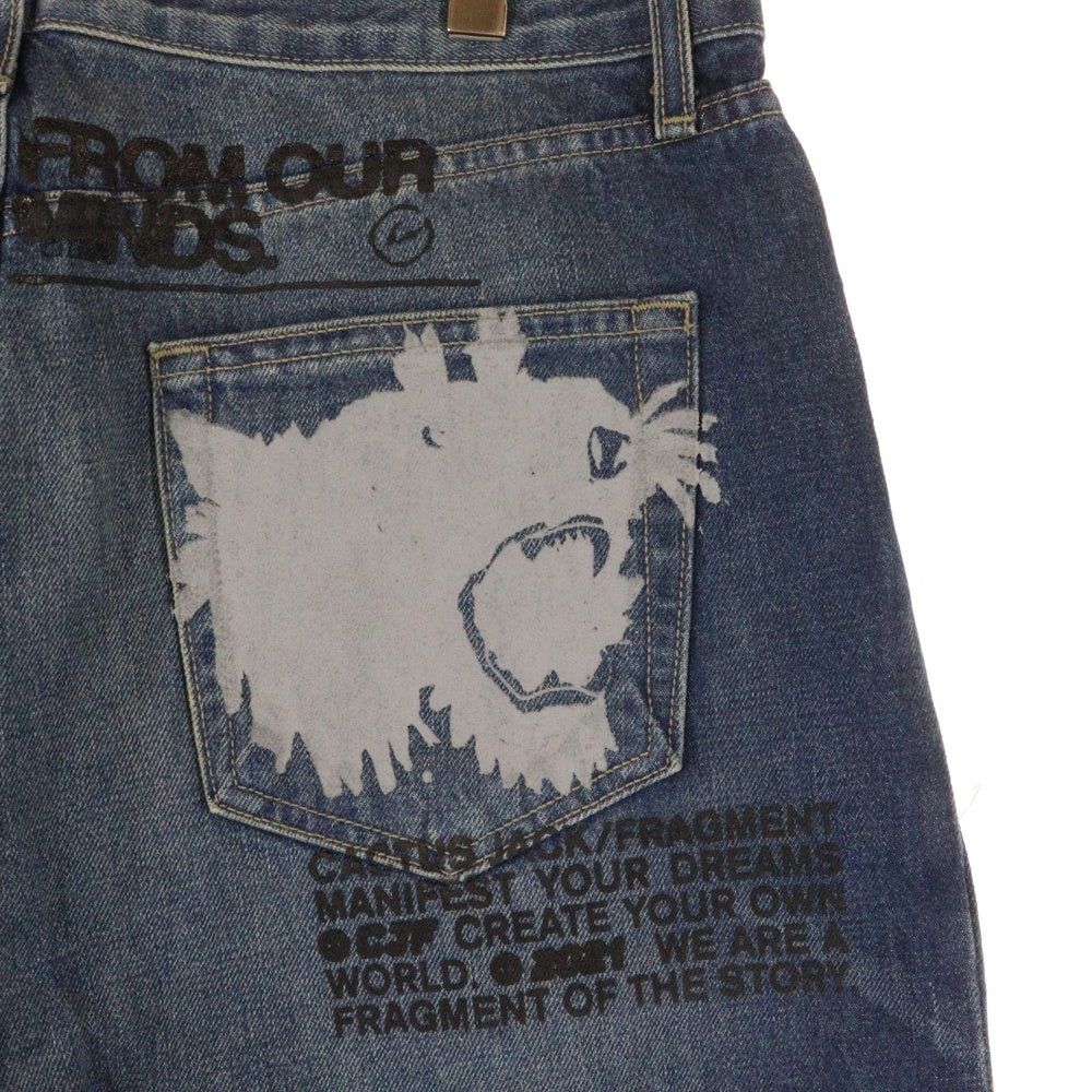 Cactus Jack(カクタスジャック) ×FRAGMENT DESIGN DENIM PANT フラグメントデザイン デニムパンツ インディゴ