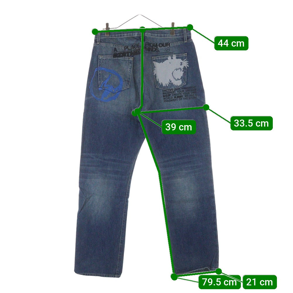 Cactus Jack × フラグメントデザイン Fragment デニム Cactus Jack(カクタスジャック) ×FRAGMENT DESIGN DENIM PANT